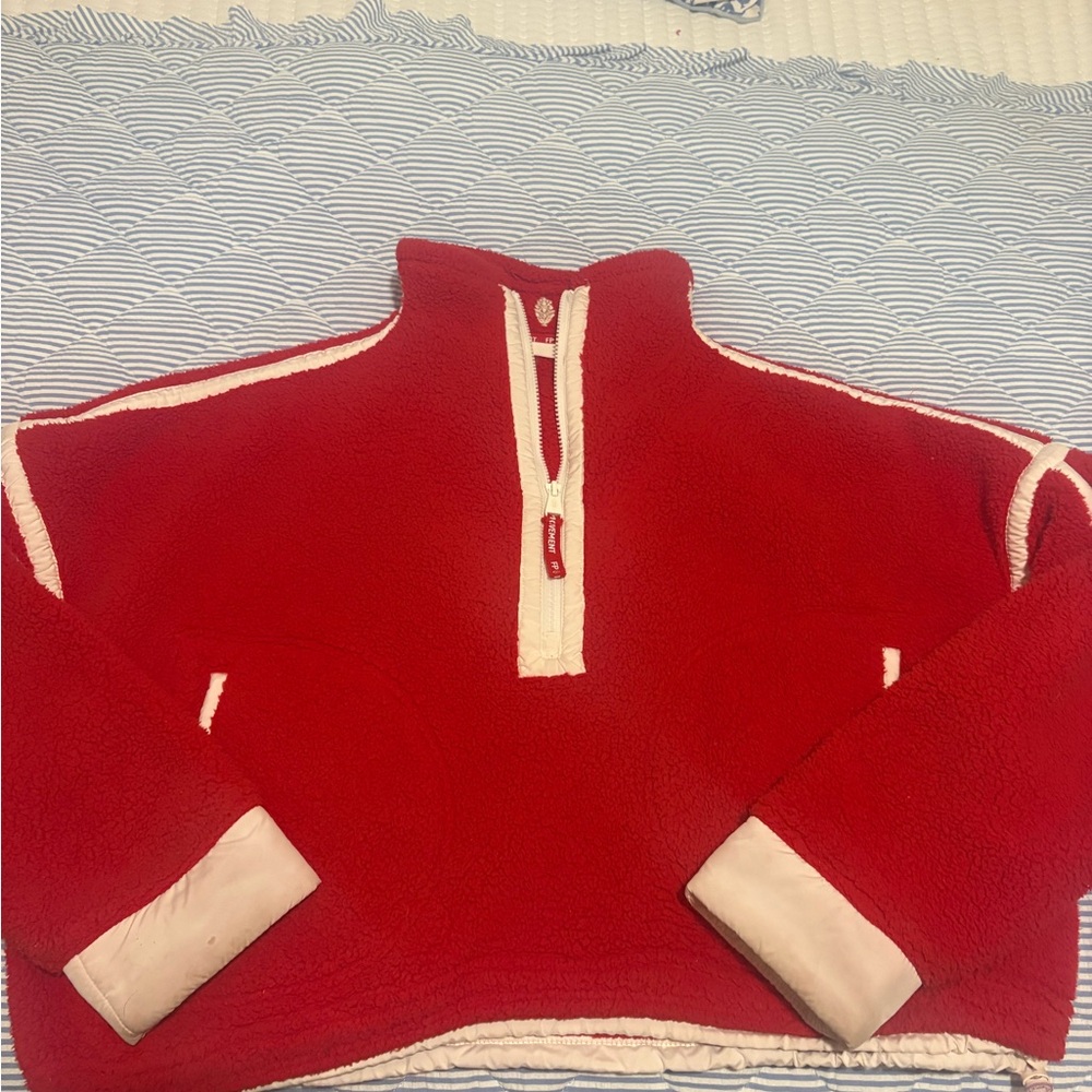 FP Movement Red Quarterzip